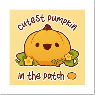 "Cutest Pumpkin in the Patch" | Autumn & Halloween Posters and Art